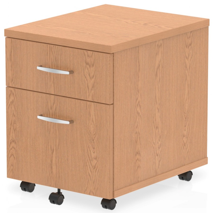 Rayleigh Lockable Mobile Pedestal - 2 or 3 Drawer